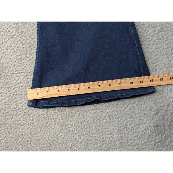 BKE Parker Super Flare Jeans Womens 27 x 29.5 (Meas 29x28) Universal Fit Blue - Picture 8 of 12